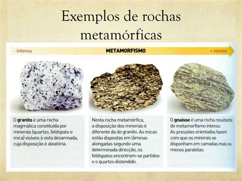 rochas metamórficas exemplos